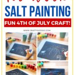 It doesn't have to be July 4th to enjoy fireworks. Make your own Fireworks Raised Salt Painting and celebrate any time of the year. This is an easy craft for kids.