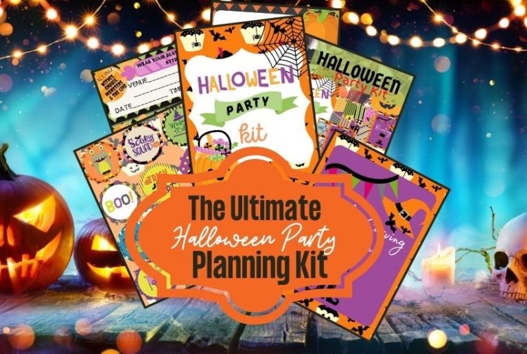 Be the perfect ghost host this Halloween. Download this free Halloween Party Planning Kit. Tips and tricks on How to plan a hauntingly fun Halloween Party for Kids. From Halloween Invitations to Halloween food ideas, this planning kit will help you plan the ultimate Halloween party for friends.