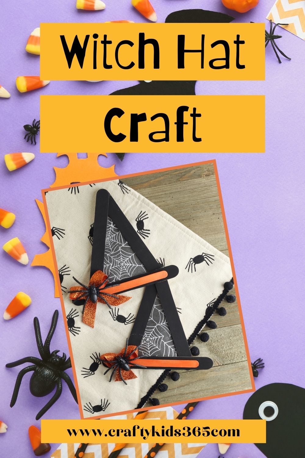 When you want to get into the Halloween spirit, this Witch Hat Craft is a must. You can create the perfect miniature witch hats with simple crafting supplies and then use these handmade items as decorations for your home, office, or classroom. This easy Halloween craft is perfect for young children too.